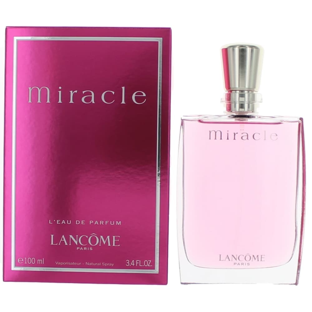 Bottle of Miracle by Lancome, 3.4 oz L'Eau De Parfum Spray for Women